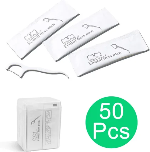 Vista 2 de 50 unidades, hilo dental micro envuelto individualmente (50 piezas)