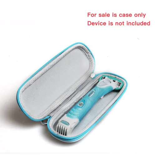 Vista 2 de Hermitshell Funda protectora de viaje de EVA dura que lleva azul se adapta a Schick Hydro Silk TrimStyle Hidratante Razor Mujeres Bikini Trimmer