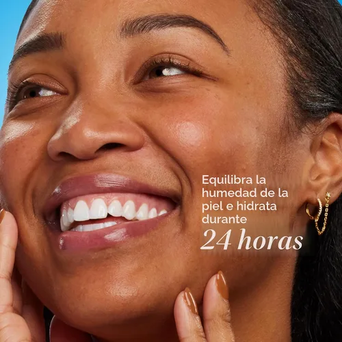 Vista 6 de Olay - Hidratante facial con ácido hialurónico, hidratación instantánea para mujeres, sin fragancia - solución para piel seca, resplandeciente