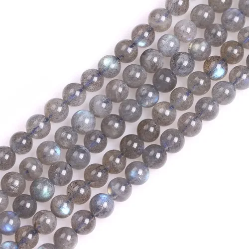 Vista 42 de GEM-Inside Cuentas Sueltas de Piedras Preciosas de Ágata Azul Bandeada Natural de 6mm Cuentas Redondas de Piedra de Energía para Hacer Joyas 15