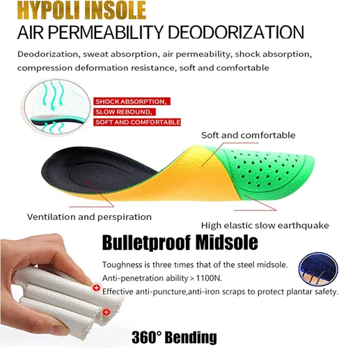 Vista 6 de ulogu Waterproof Steel Toe Shoes for Men Women Comfy Lightweight Slip Resistant Work Safety Sneakers 6-Month Warranty