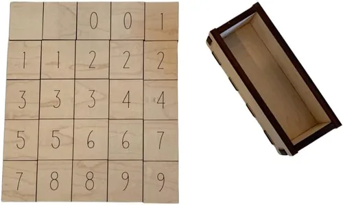 Vista 2 de Cuenta regresiva de madera (llega el bebé)