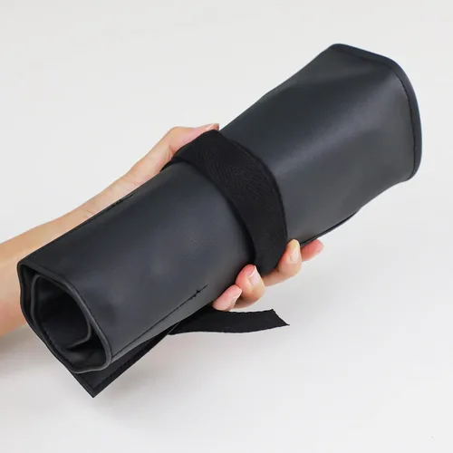 Vista 2 de Wazakura Estuche de herramientas para bonsái fabricado en Japón en piel sintética, kit de herramientas de jardín japonés, bolsa de almacenamiento
