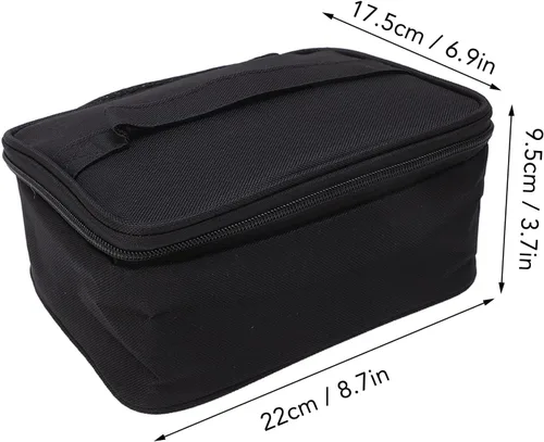 Vista 5 de Cyrank Microondas portátil para viajes, calentador de alimentos alimentado por USB, lonchera eléctrica calentada para comidas, mini horno portátil