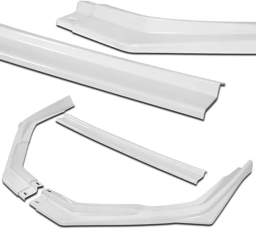 Vista 2 de Kit de 3 labios para parachoques delantero compatible con Subaru Impreza 2017 - 2019, alerón de protección de moldura divisora estilo ST, difusor