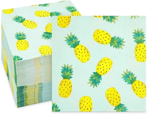 Vista 10 de Sparkle and Bash Servilletas de cóctel para bebé, 5 x 5 pulgadas, plegadas, 100 unidades, 3 capas, color rosa degradado, servilletas de papel