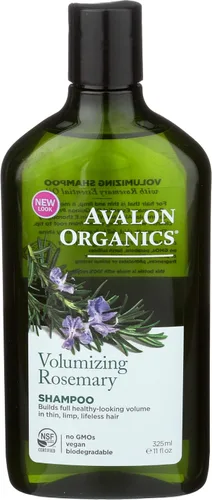 Vista 6 de Avalon Organics Champú, romero voluminizador, 11 onzas líquidas (paquete de 2)