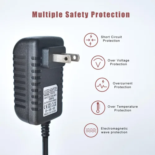 Vista 3 de Cargador de 15 V para Black and Decker 90627870 Dustbuster Aspiradora de mano HHVI315JO42 HHVI320JR02 HFVB320J27 HLVA320JS10 S003AQU1500015 Negro
