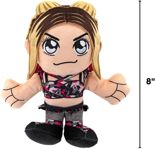 Vista 3 de Bleacher Creatures WWE Alexa Bliss 8 pulgadas Kuricha Sentado Felpa - Juguete suave inspirado en Chibi