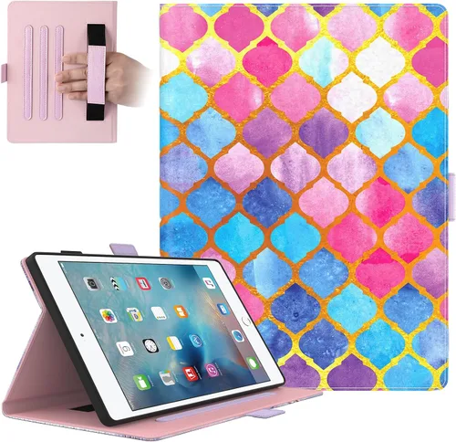 Vista 16 de Dteck Funda para iPad mini 5/4/3/2/1, elegante y ligera de cuero sintético tipo folio con cartera, funda inteligente
