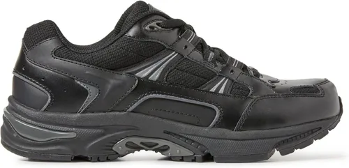 Vista 4 de Vionic Walker - Zapatos clásicos para caminar con soporte de arco ortopédico oculto, para mujer, negro, 7.5 ancho