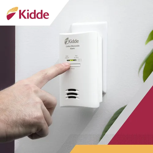 Vista 4 de Kidde Detector de monóxido de carbono de CA Alarma Enchufable con batería de respaldo Modelo KN-COP-DP2