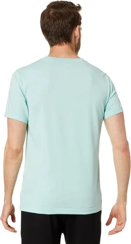 Vista 2 de Lacoste Contemporary Collection's - Camiseta de manga corta para hombre, ajuste regular, ultra seca, con estampado de cocodrilo