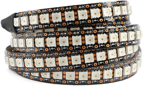 Vista 23 de WS2812B - Tira de LED de 12 V WS2815 (WS2812B actualizado) con luz direccionable individualmente, tira de LED programable con conectores JST-SM de 4