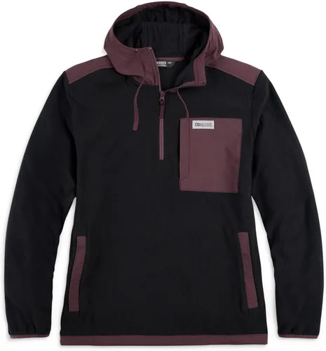 Vista 2 de Outdoor Research Sudadera con capucha Trail Mix para hombre, sudadera con forro polar con capucha