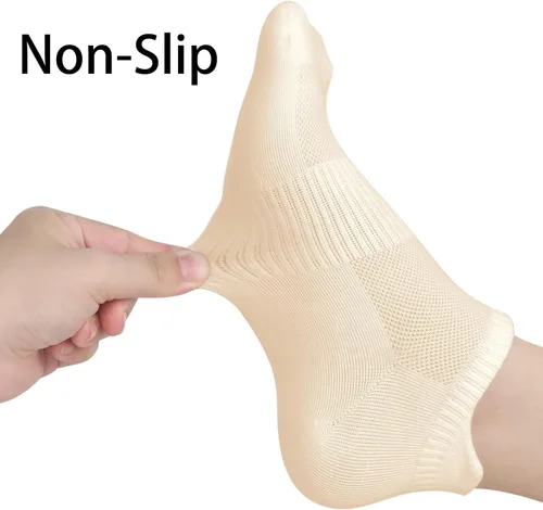 Vista 4 de Cozi Foot Calcetines tobilleros para mujer 10 pares de tela suave de algodón