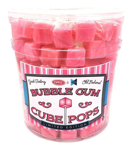 Vista 19 de Chupetas de Caramelo Duro en Cubo: Paquete de Chupetas con Sabor Envueltas Individualmente por Espeez - Paletas Cuadradas de Fiesta Estilo Antiguo
