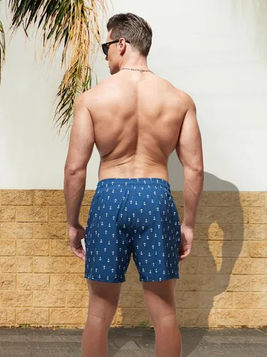 Vista 3 de Arcweg Traje de baño para hombre 2 en 1 con forro tipo bóxer de 5.5 pulgadas, secado rápido, con bolsillos con cremallera