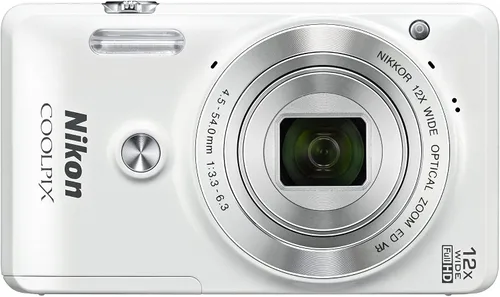 Vista 2 de Nikon COOLPIX S6900 - Cámara digital de 16 MP con zoom de 12x, color blanco natural (versión internacional, sin garantía)