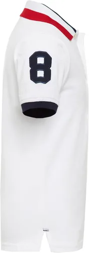 Vista 6 de Tommy Hilfiger Polo de Piqué de Manga Corta Premium para Niños, Cierre de Botón, Suave y Cómodo