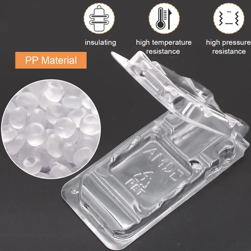 Vista 6 de Bandeja para CPU AMD, soporte de caja protectora de plástico para 938 939 940 AM4 AM3 AM2 FM1 FM2 APU FX, carcasa de plástico grueso, con 10 bolsas