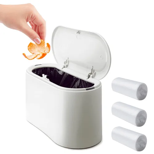 Vista 9 de Papelera para escritorio Mini 2 piezas y bolsa de basura 270 piezas