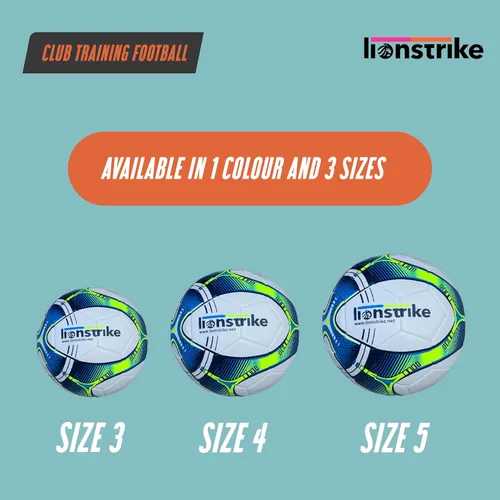 Vista 3 de Lionstrike Balón de entrenamiento de fútbol estándar con tecnología NeoBladder Pelota de entrenamiento a nivel de club y liga
