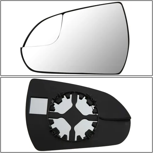 Vista 5 de DNA Motoring OEM-MG-0017 87611F3050 Vidrio del espejo del lado izquierdo del estilo de la fábrica con el Spotter convexo Compatible con 17-19 Elantra