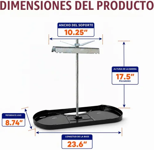 Vista 5 de Flame King Estante de cilindro de tanque de propano doble RV para caravanas y remolques para tanques de 20 libras - KT20MNT