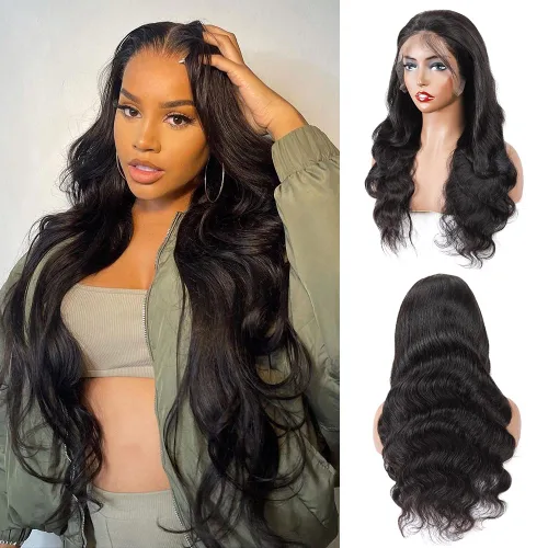 Vista 27 de Cabello humano ondulado con cierre frontal de encaje HD 4 x 4, cierre de encaje con cabello de bebé, cabello humano 100% virgen brasileño