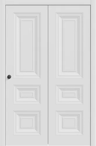 Vista 6 de SARTODOORS Panel de puerta de losa 18 x 84 pulgadas Base 7233 Blanco Puertas de dormitorio de baño