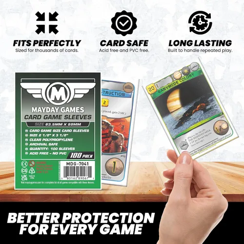 Vista 5 de Mayday Games Dead of Winter - Accesorio de juego - Paquete de funda estándar para tarjetas (paquete de 2)