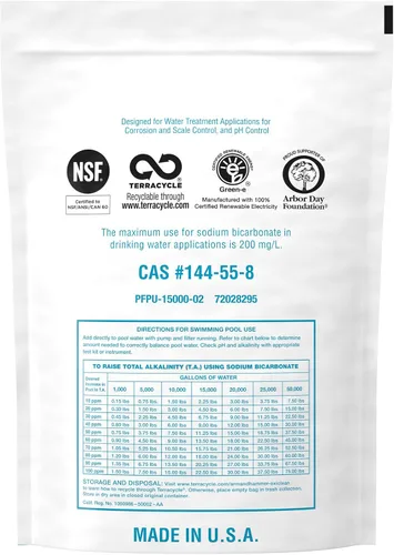 Vista 3 de ARM & Hammer Alkalinity First Professional Pool Care Bicarbonato de sodio, bolsas de 12 libras (caja de 4)