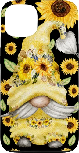 Vista 7 de Sunflower Gnome for Summer Garden Mom Cute Floral Pattern Case for iPhone 17