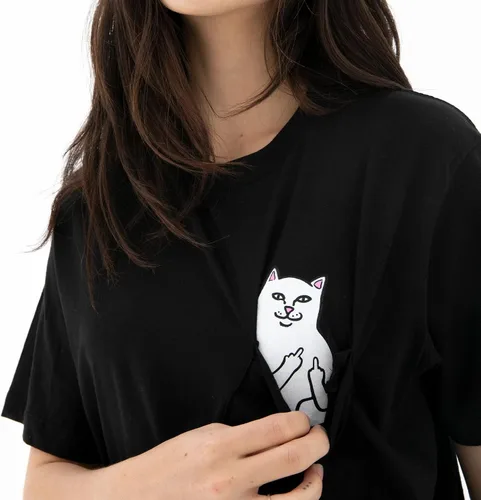 Vista 3 de RIPNDIP Lord Nermal SS Pocket Tee (negro), Negro