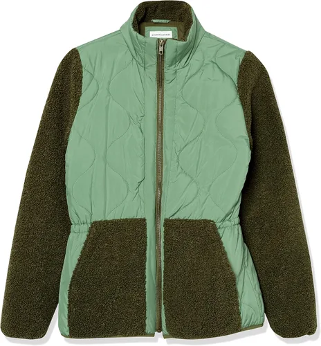 Vista 6 de Tienda Essentials Chaqueta de imitación de piel de oveja mixta para mujer