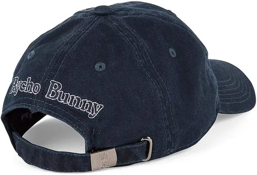 Vista 2 de Psycho Bunny Gorra de ajuste relajado ajustable para hombre