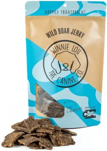 Vista 10 de Winnie Lou Bison Burger Jerky - Golosinas para perros, ingredientes limitados, grado humano, golosinas de entrenamiento para perros pequeños