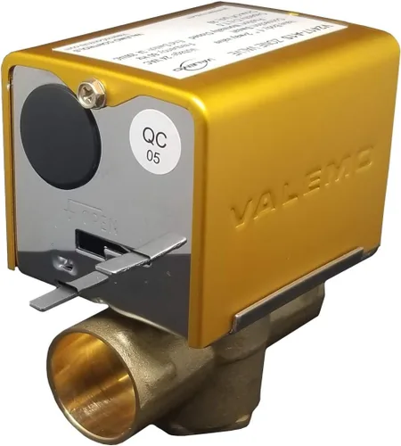Vista 10 de V3417-A1S Válvula de zona motorizada, 3 vías, 1" sudor, normalmente cerrada, 24 VAC, con interruptor final