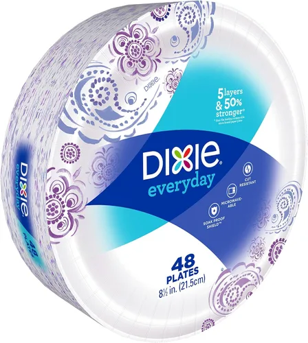 Vista 2 de Dixie 48pk 8 1/2 in Plates (Pack of 2)