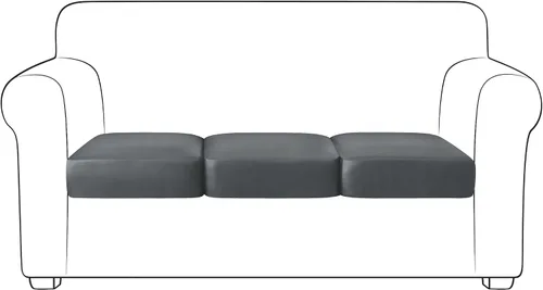 Vista 19 de Yates Home Funda de cojín de piel sintética para sofá, impermeable, elástica, para asiento de caravana, sofá biplaza, protector de muebles, funda