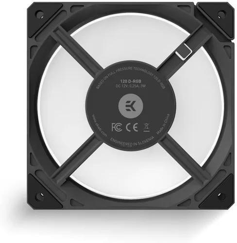 Vista 4 de EK EKWB Loop FPT - Ventilador de 4.724 in, 550-2300 RPM, RGB digital, negro