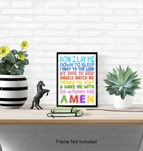 Vista 5 de Yellowbird Art & Design Arte y Decoración Religiosa para Pared - Lindos Regalos Cristianos para Dormitorio de Niños, Guardería, Niñas Pequeñas