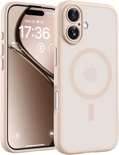 Vista 223 de TOCOL Funda para iPhone 11, compatible con Magsafe, protección completa de cámara, imanes integrados, protección contra caídas, funda translúcida