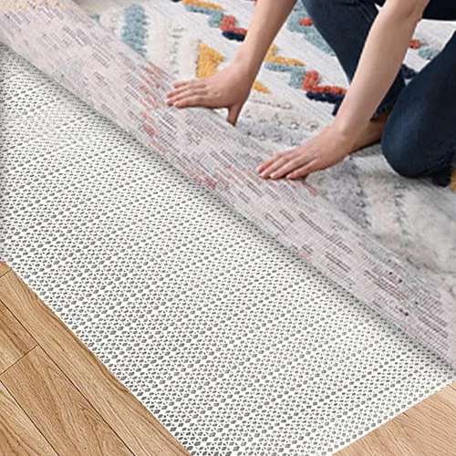 Vista 9 de Pinzas antideslizantes de 2 x 3 pies para suelos de madera dura, almohadillas gruesas para suelos de azulejos, agarre de alfombra para alfombra