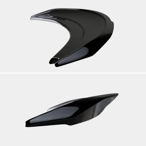 Vista 7 de Spec-D Tuning Alerón trasero ABS negro brillante para maletero compatible con modelos Ford Mustang 2015-2022