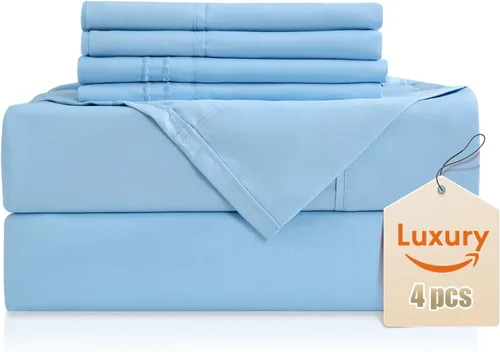 Vista 63 de CozySmile Juego de Sábanas Suaves como Seda Twin XL - Sábanas de Microfibra Transpirable Refrescante de Lujo de 3 Piezas, Bolsillo Profundo de 16