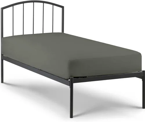 Vista 38 de Sábana bajera ajustable de tamaño para catre de 30" x 75", 100% algodón egipcio, perfecta para literas de campamento/casas rodantes/camas de Gris