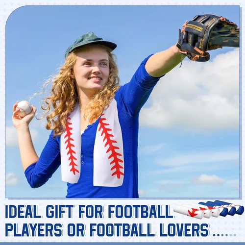 Vista 4 de FuWeave 6 toallas deportivas refrescantes para béisbol, baloncesto, softbol, transpirables, fútbol, fútbol, voleibol, microfibra, toalla de hielo