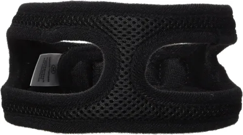 Vista 12 de Arnés ChokeFree de malla velpro, mascota, hombro cuello, XS, Negro